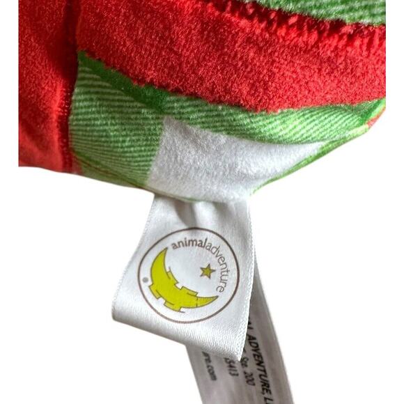Animal Adventure Red Green Plaid Stuffed Plush Duck with Bow Christmas 14" RARE - Picture 5 of 8